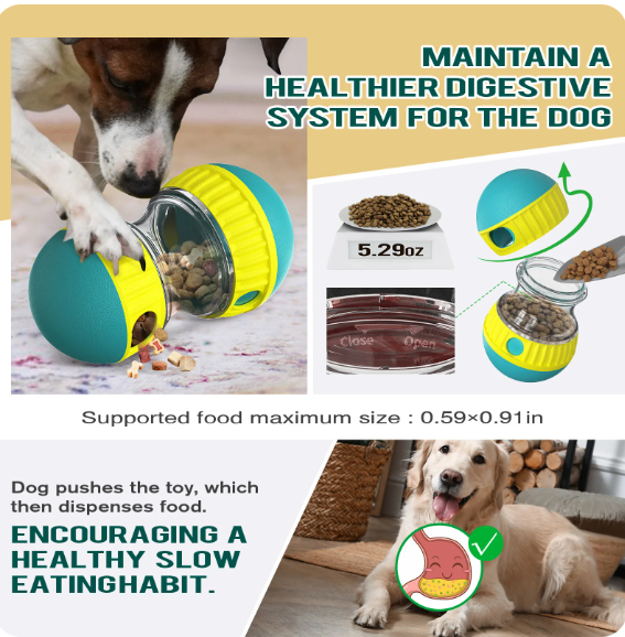 Interactive Dog Food Puzzle Toy