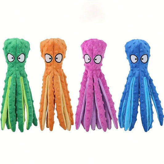 Dog Squeaky Toy Octopus