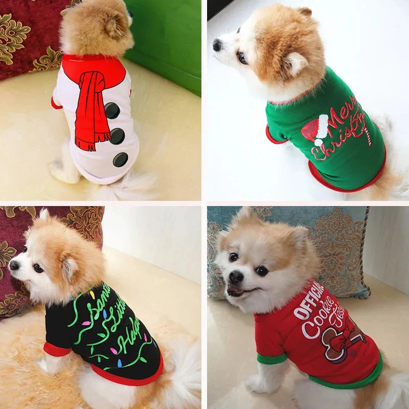 Dog Christmas T-shirt