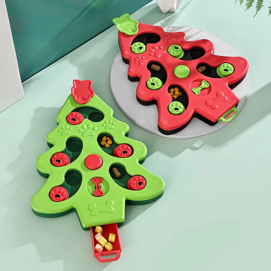 Christmas Tree Dog Puzzle