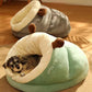 Breathable Pet Slipper Shaped Bed