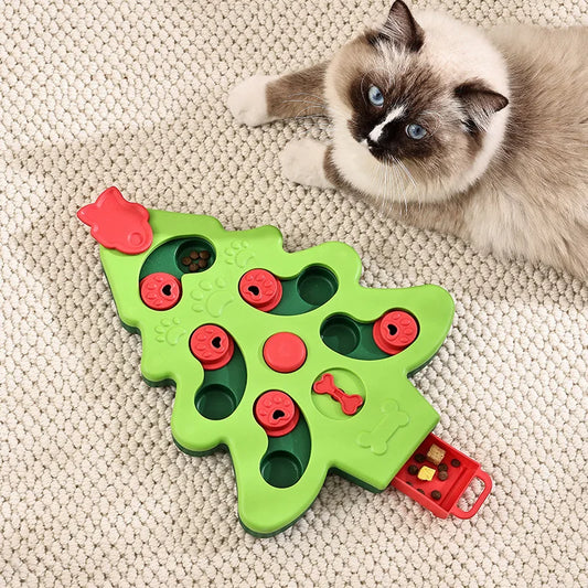 Christmas Tree Dog Puzzle