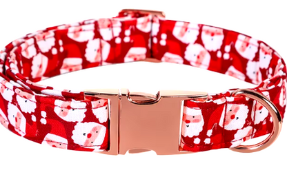 Santa Dog Collar & bow tie sets.